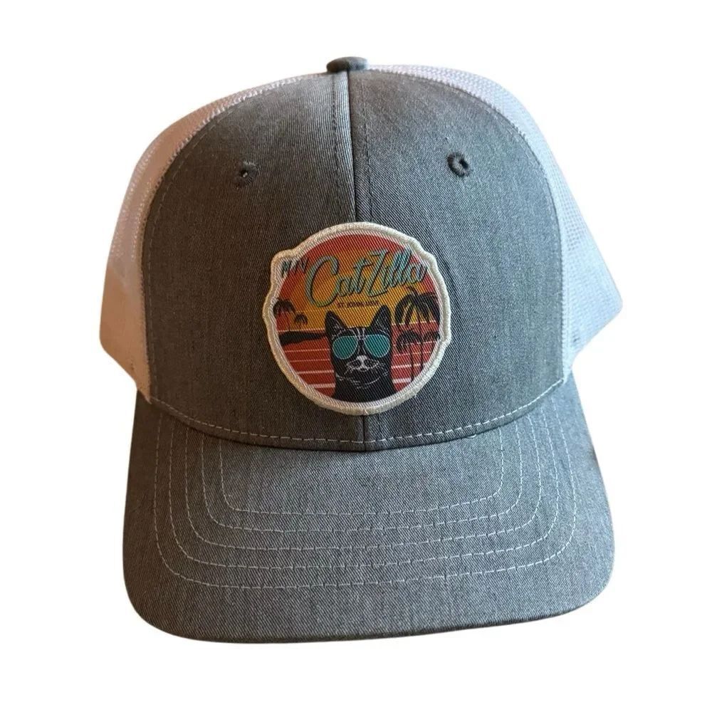 Catzilla Grey Cat Trucker Hat St. John's Island